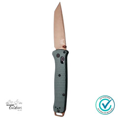 Benchmade 537FE-2601 Bailout | Taiga Green | Tanto