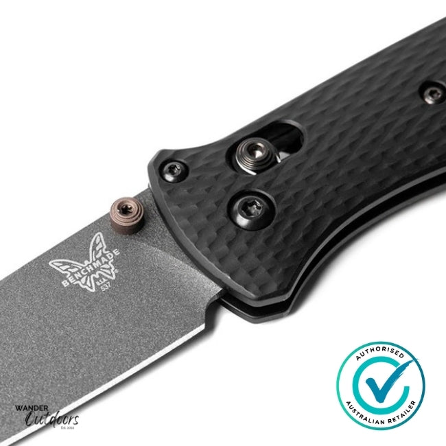 Benchmade 537GY-03 Bailout Axis Folding Knife Close Up