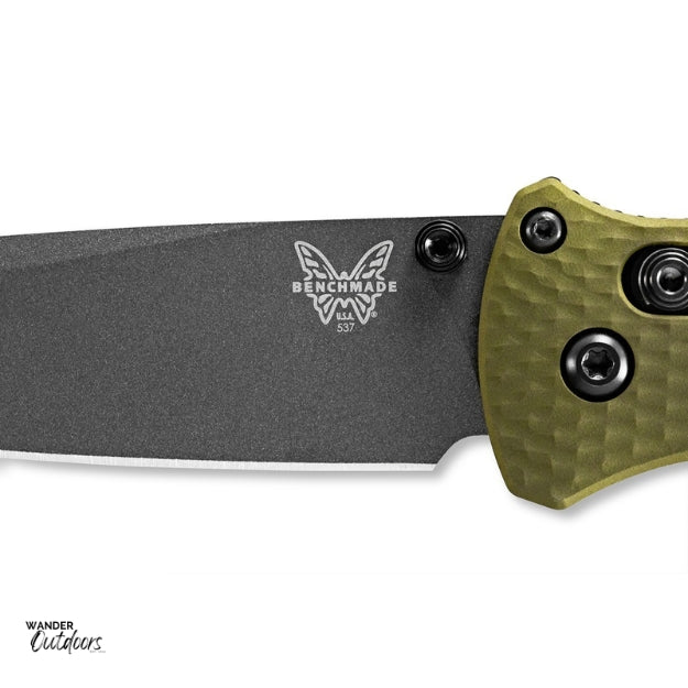 Benchmade 537GY-1 Bailout Axis Folding Knife Close Up