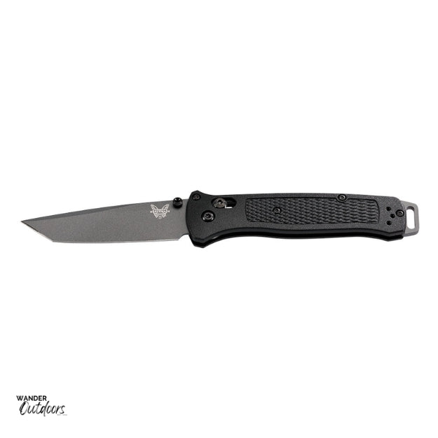 Benchmade 537GY Bailout Axis Folding Knife Open Blade