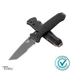 Benchmade 537SGY-03 Bailout Axis Folding Knife Stacked