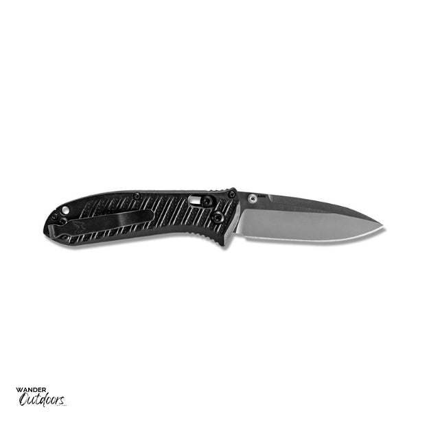 Benchmade 575-1 Mini Presidio II Ultra Folding Knife Flat Lay Clip Side