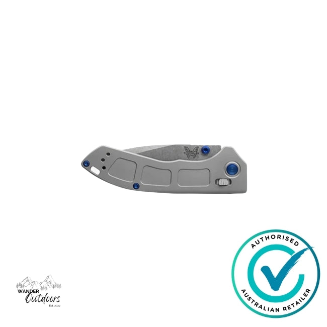 Benchmade 743  Mini Narrows | Gray Titanium Axis Folding Knife