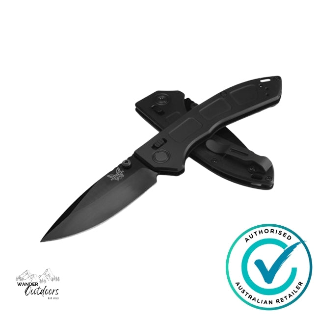 Benchmade 743BK-01  Mini Narrows | Black Titanium Axis Folding Knife