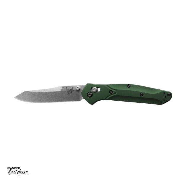 Benchmade 940 Osborne Axis Folding Knife - Reverse Tanto Open Blade
