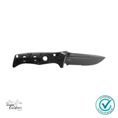 Benchmade 275SGY-03 Adamas Black G10 Part Serrated Folding Knife