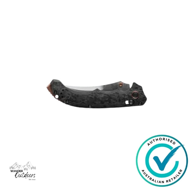 Benchmade 865-02 Mini Bedlam | Carbon Fibre | Scimitar Folding Knife