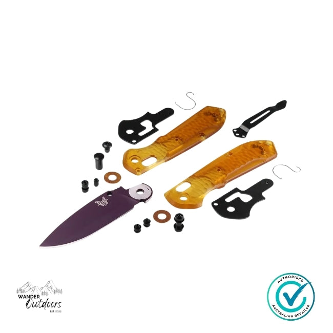 Benchmade Mini Freek | Purple Cerakote | Ultem Folding Knife - SHOT SHOW 2025 LTD EDN