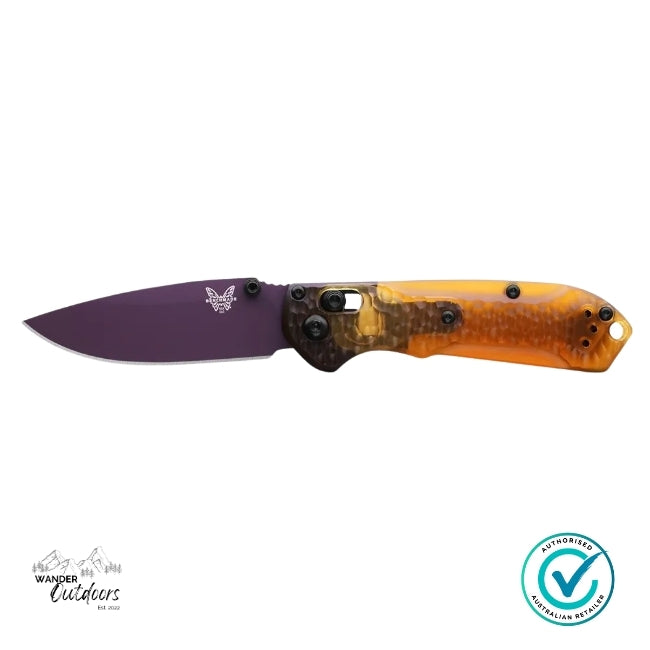 Benchmade Mini Freek | Purple Cerakote | Ultem Folding Knife - SHOT SHOW 2025 LTD EDN
