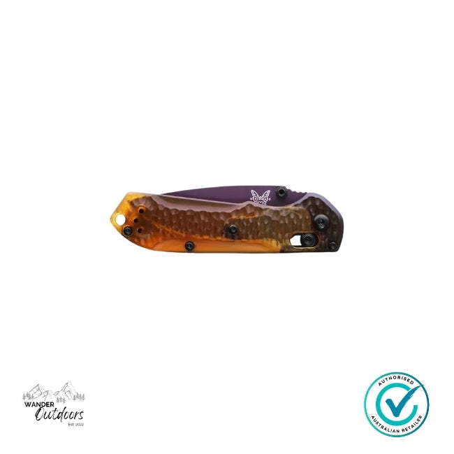 Benchmade Mini Freek | Purple Cerakote | Ultem Folding Knife - SHOT SHOW 2025 LTD EDN