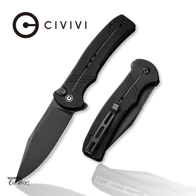 Civivi C20038D-1 Cogent Folding Knife Button Lock Flipper