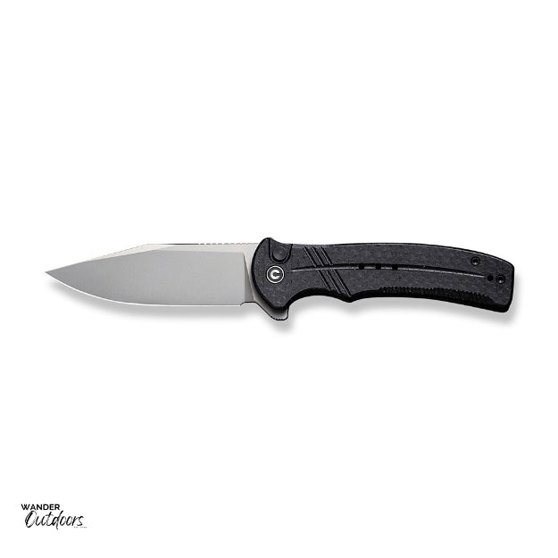 Civivi C20038D-7 Cogent Folding Knife, Black Micarta Button Lock Flipper