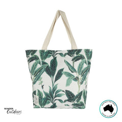 Good Vibes Co. Canvas Beach Bag