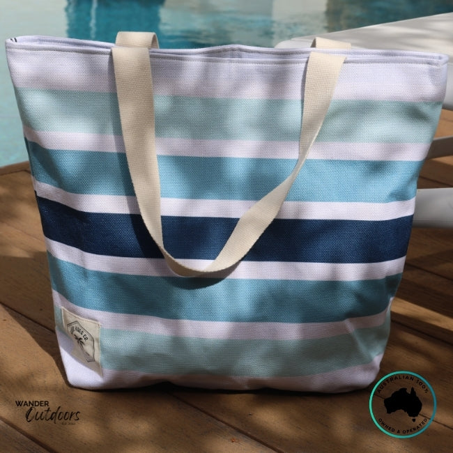 Good Vibes Co. Canvas Beach Bag