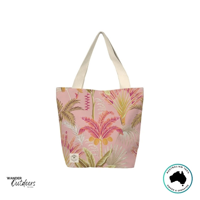 Good Vibes Co. Canvas Beach Bag