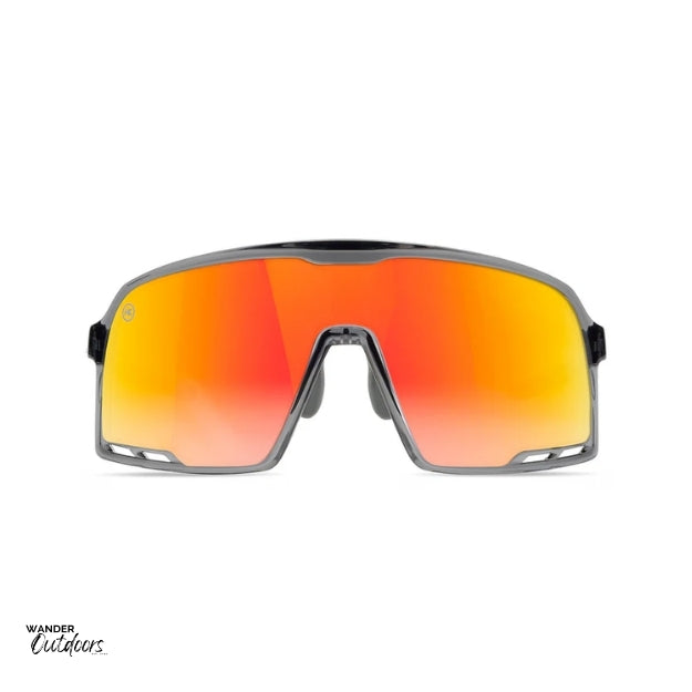 Knockaround Campeones Wraparound Sunglasses Magma Front View
