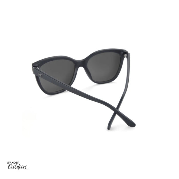 Quality Knockaround Deja View Sunglasses Black on Black rear inside frame view