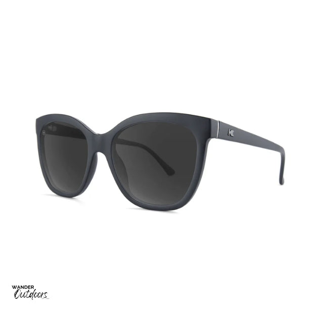 Quality Knockaround Deja View Sunglasses Black on Black side arm view