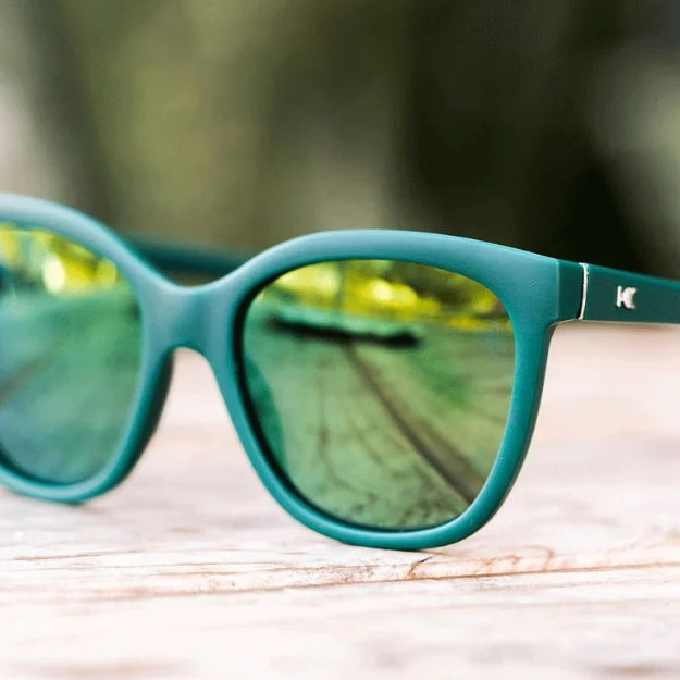 Affordable Knockaround Deja View Sunglasses Poison Ivy Close Up 