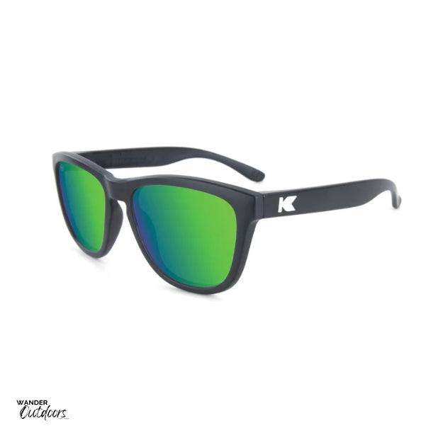 Knockaround Kids Premiums Sunglasses Black Green Moonshine Flyover