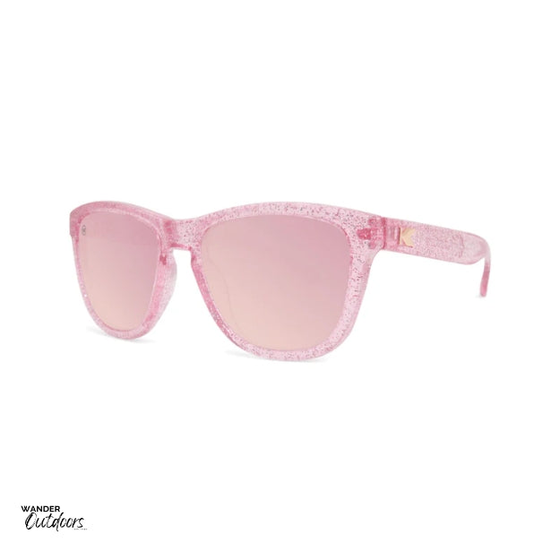 Knockaround Kids Premiums Sunglasses Pink Sparkles Side View