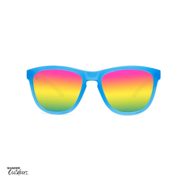 Knockaround Kids Premiums Sunglasses Rainbow Blues Front View