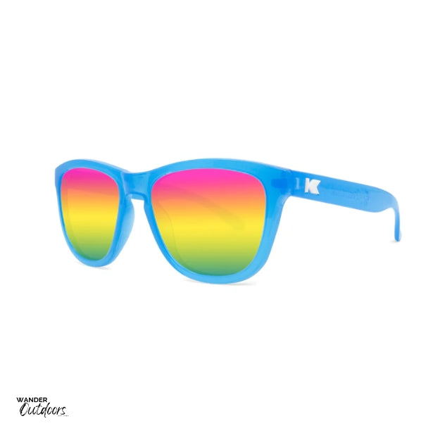 Knockaround Kids Premiums Sunglasses Rainbow Blues Side View