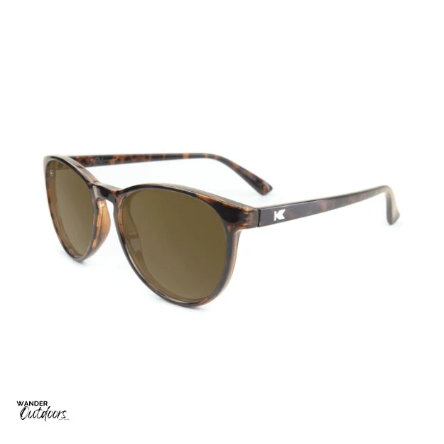 Knockaround Mai Tais Sunglasses Glossy Tortoise Shell Amber Flyover