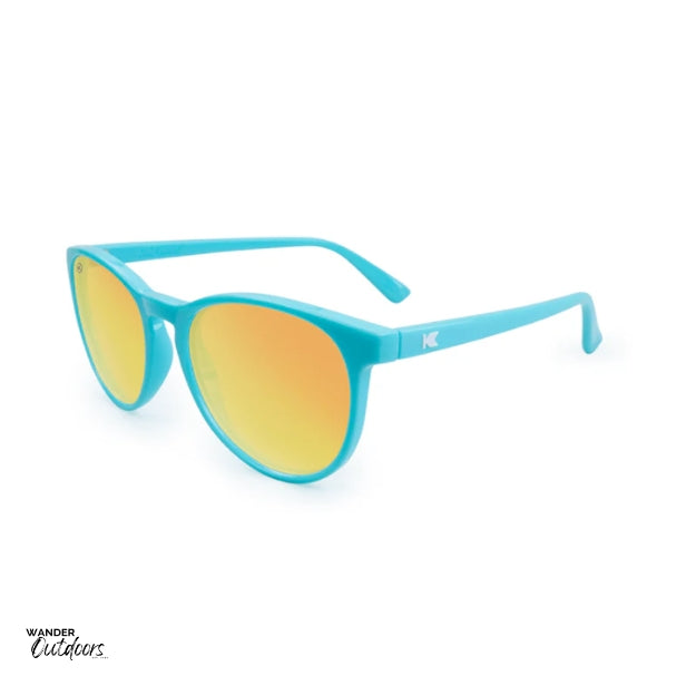 Knockaround Mai Tais Sunglasses Glossy Turquoise Sunset Flyover