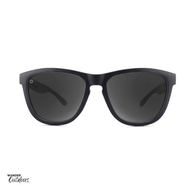Knockaround Premiums Sport Sunglasses Black on Black Front View