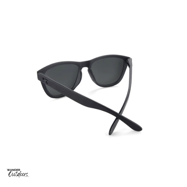 Knockaround Premiums Sport Sunglasses Black on Black Rear View