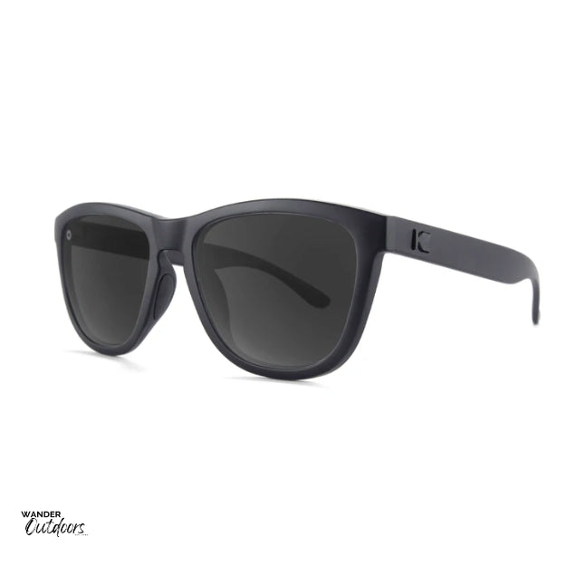 Knockaround Premiums Sport Sunglasses Black on Black Side View