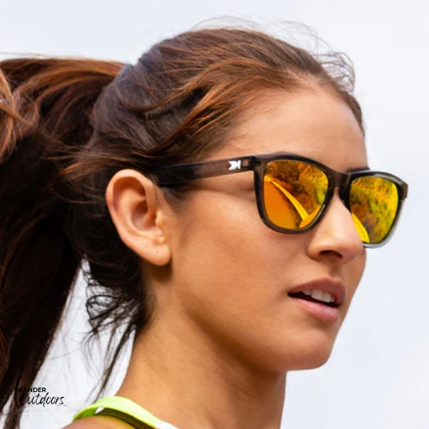 Knockaround Premiums Sport Sunglasses Clear Grey Sunset Runner