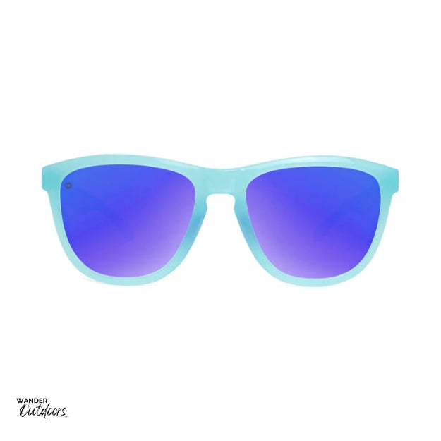 Knockaround Premiums Sport Sunglasses Icy Blue Moonshine Front View
