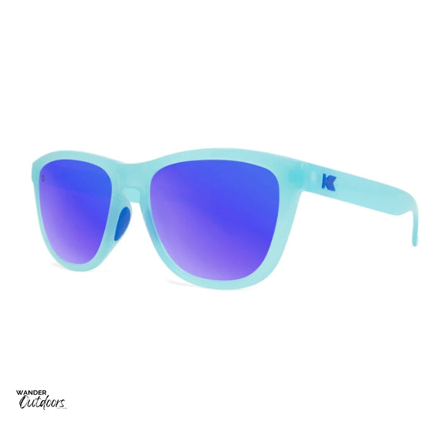 Knockaround Premiums Sport Sunglasses Icy Blue Moonshine Side View