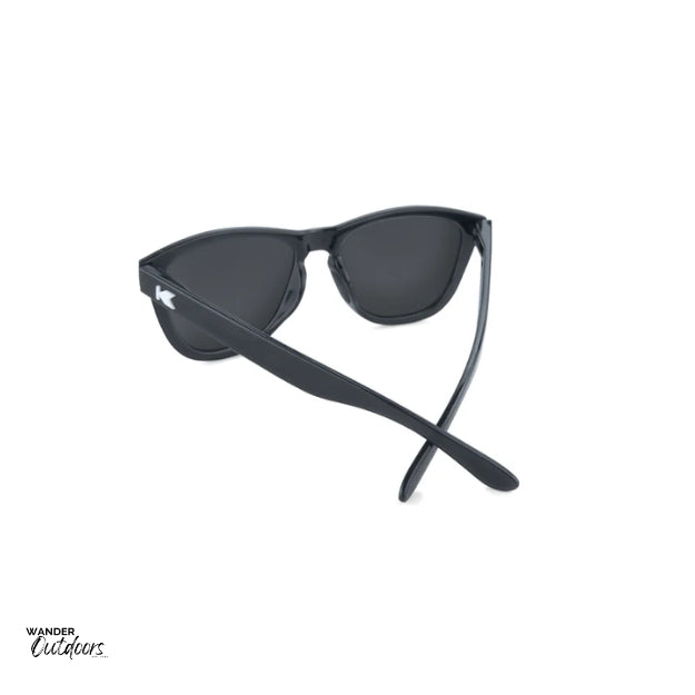 Knockaround Premiums Sport Sunglasses Jelly Black Moonshine Rear View