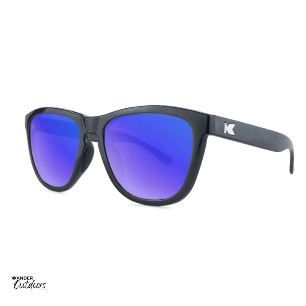 Knockaround Premiums Sport Sunglasses Jelly Black Moonshine Side View