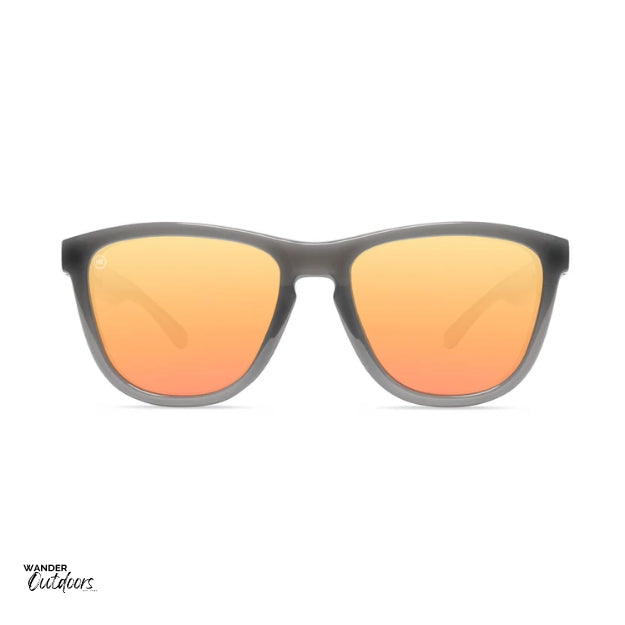 Knockaround Premiums Sport Sunglasses Jelly Grey Peach Front View