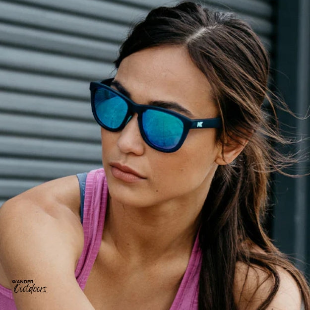 Knockaround Premiums Sport Sunglasses Rubberised Navy Mint Post Run