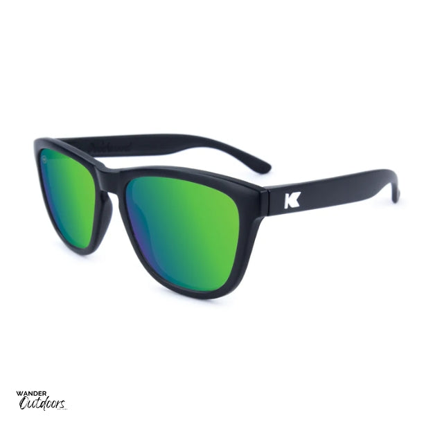 Knockaround Premiums Sunglasses Black Green Moonshine Flyover