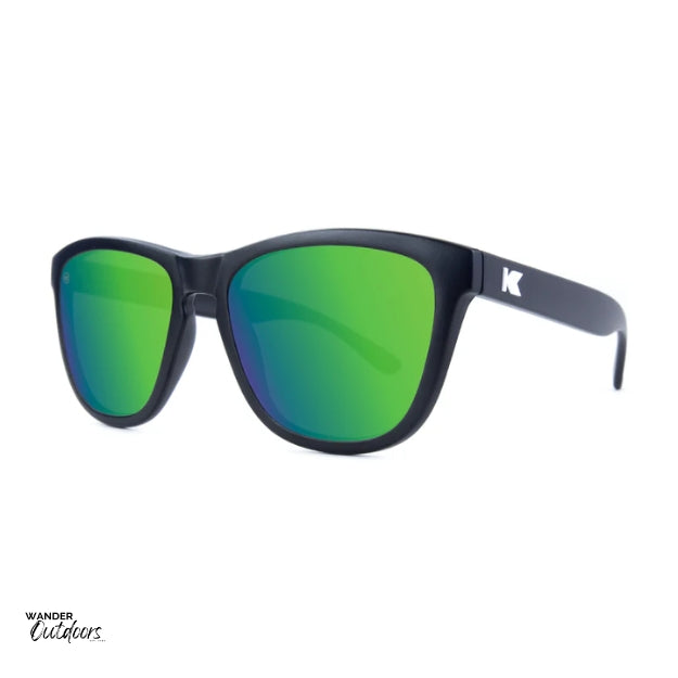 Knockaround Premiums Sunglasses Black Green Moonshine Side View