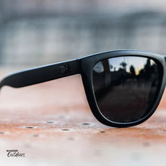 Knockaround Premiums Sunglasses Black on Black Close Up