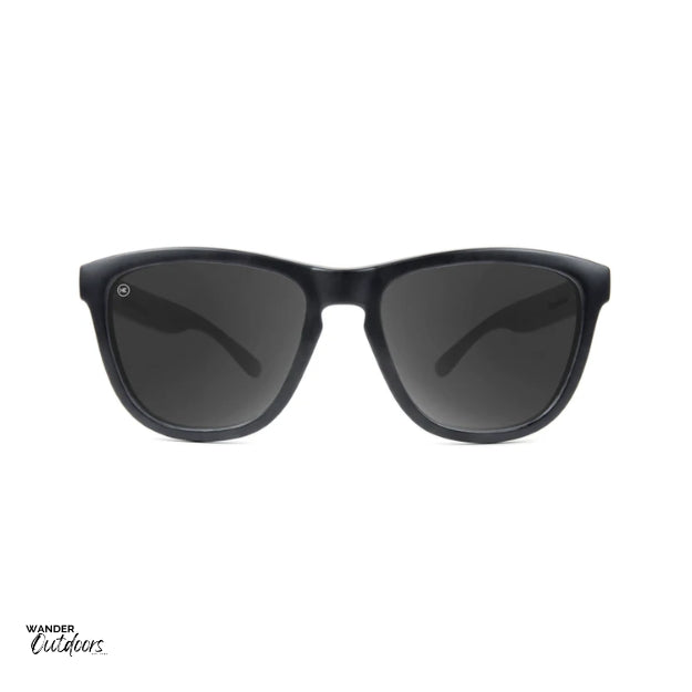 Knockaround Premiums Sunglasses Black on Black Front View