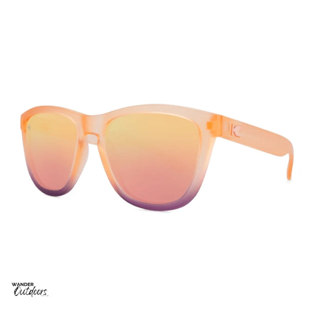 Knockaround Premiums Sunglasses Frosted Rose Quartz Side View