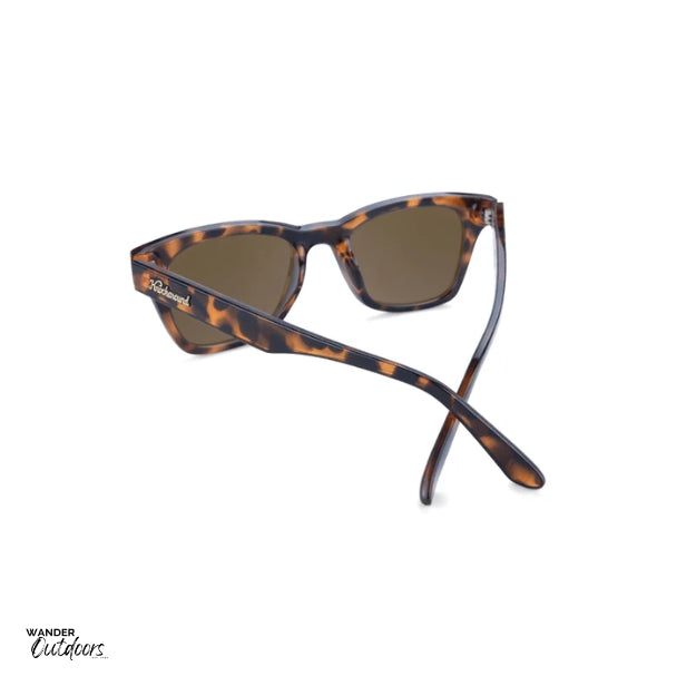 Unisex Knockaround Seventy Nines Sunglasses Glossy Tortoise Shell Rear View