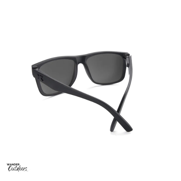 Knockaround Torrey Pines Sunglasses Black on Black Rear View