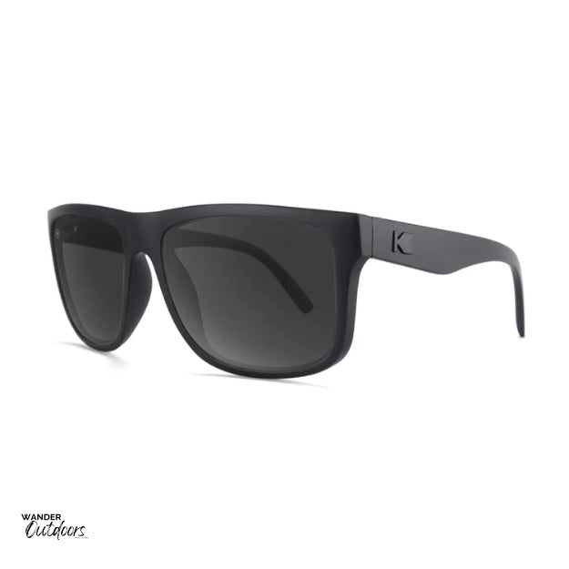 Knockaround Torrey Pines Sunglasses Black on Black Side View