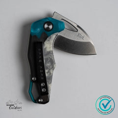 Koi Knives Bella The Blue Wren EDC Pocket Knife