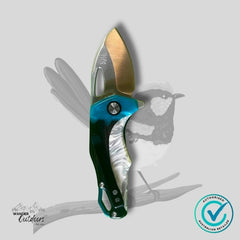 Koi Knives Bella The Blue Wren EDC Pocket Knife