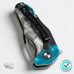 Koi Knives Bella The Blue Wren EDC Pocket Knife